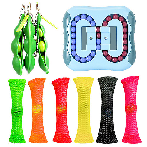 

1 Set Fidget Toys Anti Stress Set Stretchy Strings toys for Adults Children Gift Pack Squishy Sensory Antistress Relief Figet 10 pcs Toy