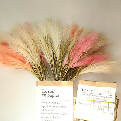 

1pc Imitation Flower Reed Grass Tabletop Decoration 100x50cm