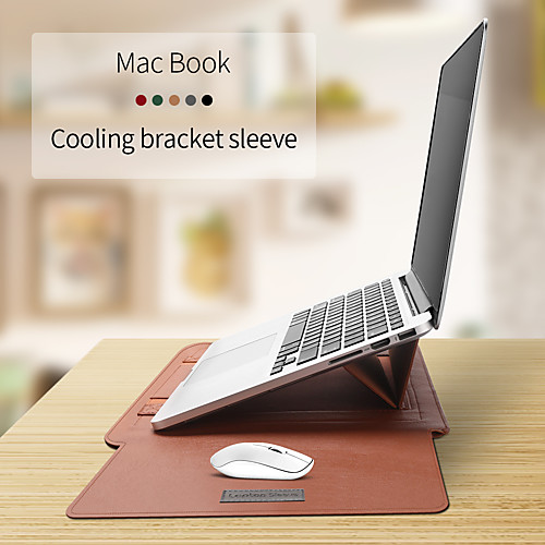 

Combined Protection / Sleeves Solid Colored PU Leather for MacBook Air 13-inch / MacBook 12''