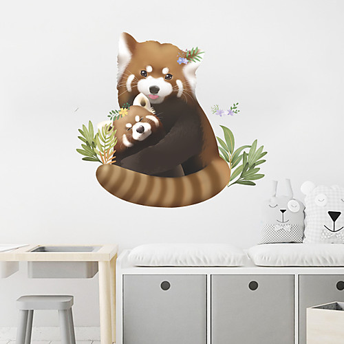 

Animals Cartoon Wall Stickers Living Room Kids Room Removable PVC Home Decoration Wall Decal 1pc 45x42.6cm