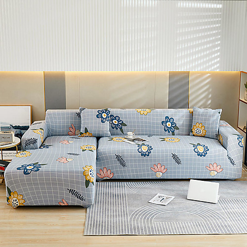 

2021 New Stylish Simplicity Print Sofa Cover Stretch Couch Slipcover Super Soft Fabric Retro Hot Sale Couch Cover