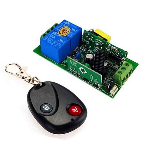 

AC220V 2CH Relay Switch /10A Relay Receiver For Light/LED Power ON OFF / 433mhz
