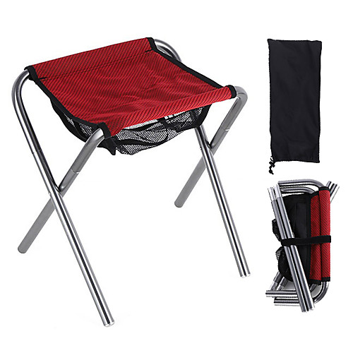 

Camping Stool Portable Ultra Light (UL) Foldable Comfortable Oxford Cloth Aluminum Alloy for 1 person Fishing Beach Camping Traveling Autumn / Fall Winter Red Grey