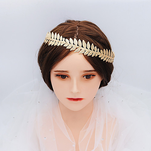 

Retro Wedding Alloy Headpiece with Solid / Trim 1 Piece Wedding / Special Occasion Headpiece