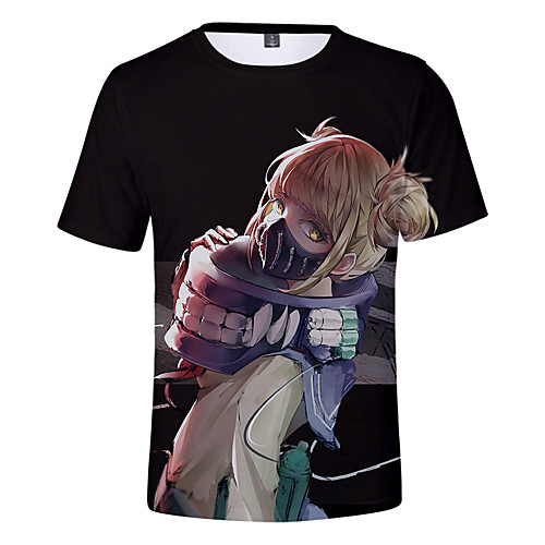

Inspired by My Hero Academia / Boku No Hero Cosplay Cosplay Costume T-shirt Terylene Graphic Printing Harajuku Graphic T-shirt For Women's / Men's