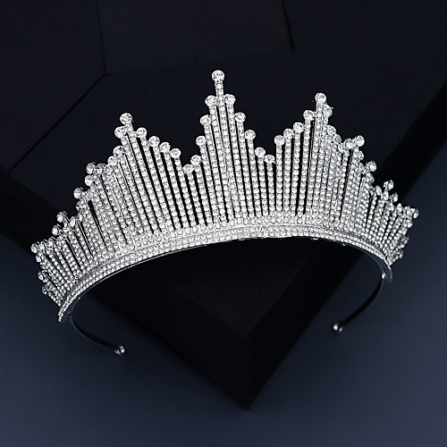 

Romantic Wedding Rhinestone / Alloy Headpiece with Crystals / Rhinestones 1 Piece Wedding / Special Occasion Headpiece