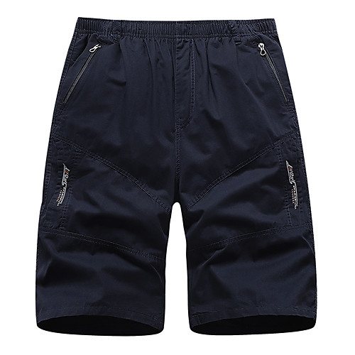 

Men's Basic Shorts Breathable Daily Going out Chinos Shorts Pants Letter Short Pocket Army Green Khaki Dark Blue Gray