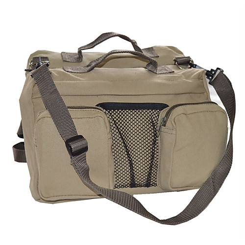 

Dog Cat Pets Carrier Bag Travel Backpack Shoulder Messenger Bag Dog Carrier Backpack Adjustable Portable Travel Solid Colored Classic Fabric puppy Small Dog Medium Dog Training Outdoor Hiking Khaki