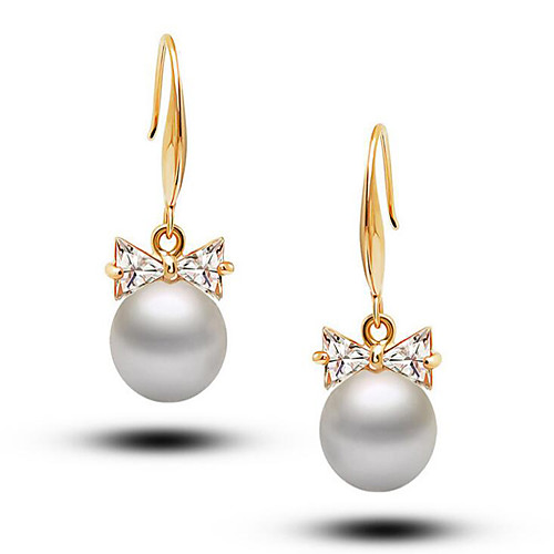 

Women's Pearl Earrings Geometrical Fashion Stylish Earrings Jewelry Yellow / Green / White For Anniversary Party Evening Date Festival 1 Pair