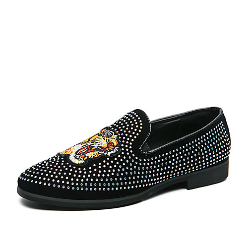 

Men's Loafers & Slip-Ons Tassel Loafers Rockstud shoes Penny Loafers Business Casual Classic Daily Party & Evening Walking Shoes Nappa Leather Cowhide Breathable Handmade Non-slipping Booties / Ankle
