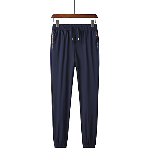 

Men's Chino Athleisure Pants Chinos Pants Solid Color Black Blue Army Green Gray