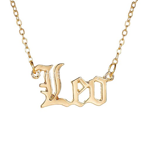 

12 constellation pendant symbols letter image graphics inlaid diamond necklace pendant