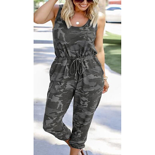 

Women's Casual 2021 L Weight: S 260g-3XL 300g Blue Jumpsuit Pattern