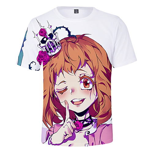 

Inspired by My Hero Academia / Boku No Hero Cosplay Cosplay Costume T-shirt Terylene Graphic Printing Harajuku Graphic T-shirt For Women's / Men's