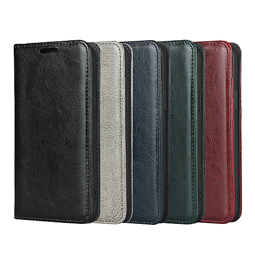 

Phone Case For Apple Full Body Case Leather Flip iPhone 12 Pro Max 11 SE 2020 X XR XS Max 8 7 6 iPhone 11 iPhone 11 Pro iPhone 11 Pro Max Card Holder Shockproof Flip Solid Color PU Leather