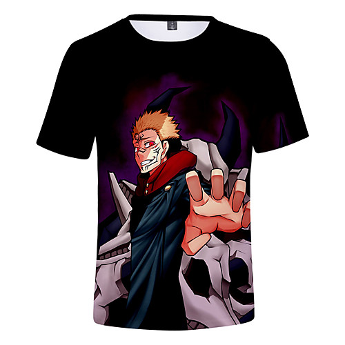 

Inspired by Jujutsu Kaisen Cosplay Cosplay Costume T-shirt Terylene 3D Printing Harajuku Graphic T-shirt For Women's / Men's