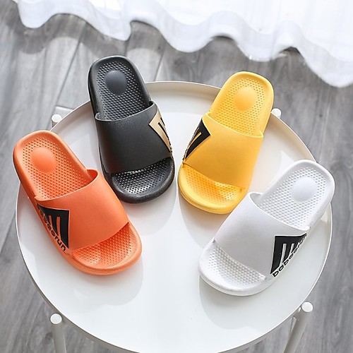 

Women's Sandals Flat Heel Round Toe PU Solid Colored White Black Yellow