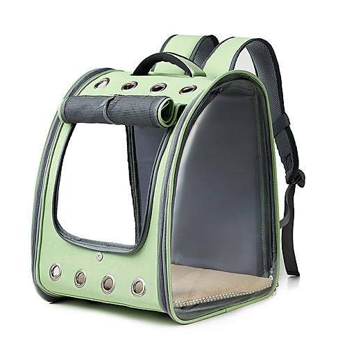 

Dog Cat Pets Carrier Bag Travel Backpack Shoulder Messenger Bag Dog Carrier Backpack Adjustable Portable Breathable Solid Colored Classic Oxford Cloth puppy Small Dog Training Outdoor Hiking Jade