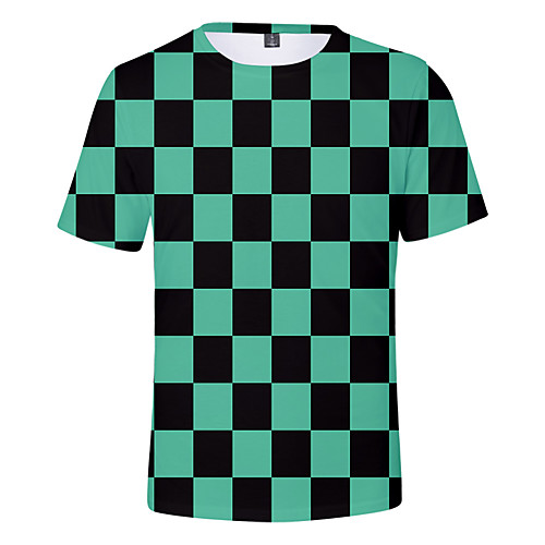 

Inspired by Demon Slayer Kamado Tanjirou Cosplay Costume T-shirt Terylene Graphic Printing T-shirt For Women's / Men's