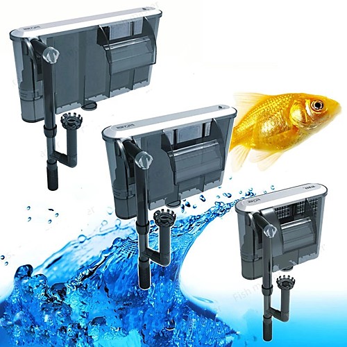 

Aquarium Fish Tank Filter Vacuum Cleaner Adjustable Low Noise Plastic Cotton Metal 1pc 220-240 V