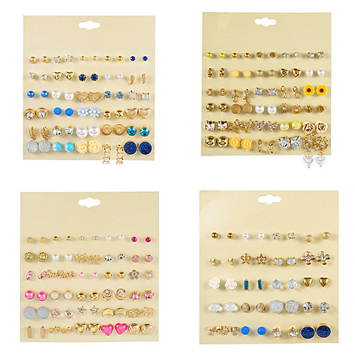 

earring set geometric shape 30 pairs of earrings women earrings