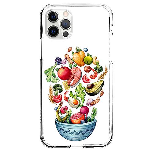 

Cute Fruit Phone Case For Apple iPhone 12 iPhone 11 iPhone 12 Pro Max Unique Design Protective Case Shockproof Dustproof Pattern Back Cover TPU