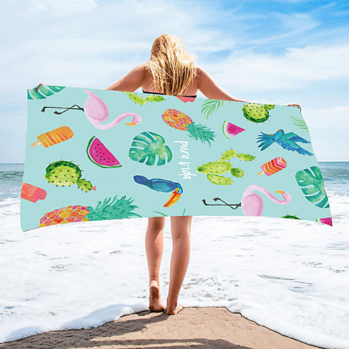 

Women's Cover Up Beach Towel Swimsuit Print Fruit Swimwear Bathing Suits
