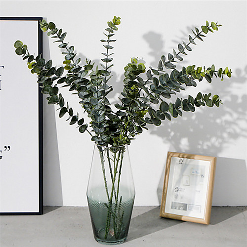

Artificial Plants Plastic Modern Contemporary Tabletop Flower 1pc Money Leaf