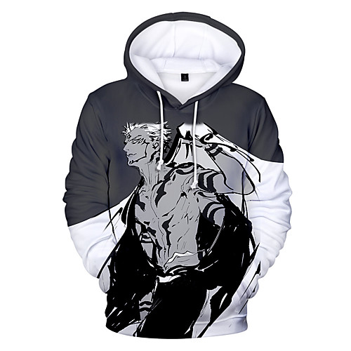 

Inspired by Jujutsu Kaisen Cosplay Cosplay Costume Hoodie Terylene 3D Printing Harajuku Graphic Hoodie For Women's / Men's