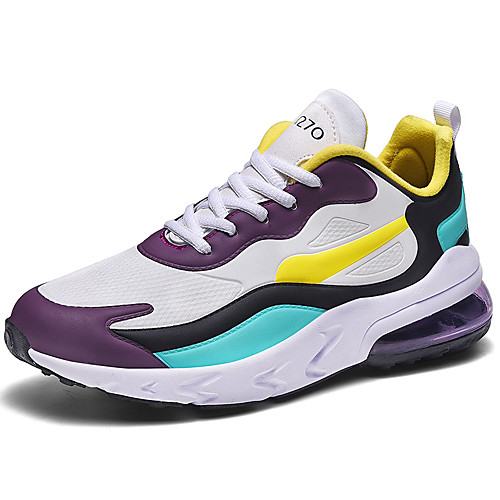 

Men's Trainers Athletic Shoes Sporty Daily Running Shoes Mesh Breathable Non-slipping Black / Red White / Purple Orange / Black Color Block Fall Winter