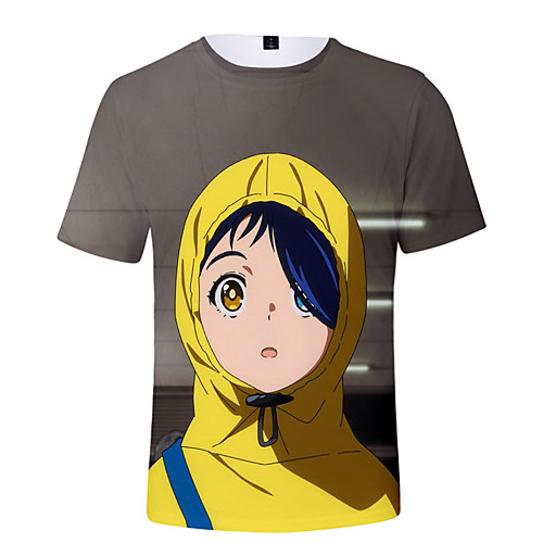 

Inspired by wonder egg priority Cosplay Cosplay Costume T-shirt Terylene 3D Printing T-shirt For Women's / Men's