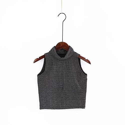 

Women's Stylish Stripe Striped Solid Color Vest Sleeveless Sweater Cardigans Tied Neck Spring Black Red Blushing Pink