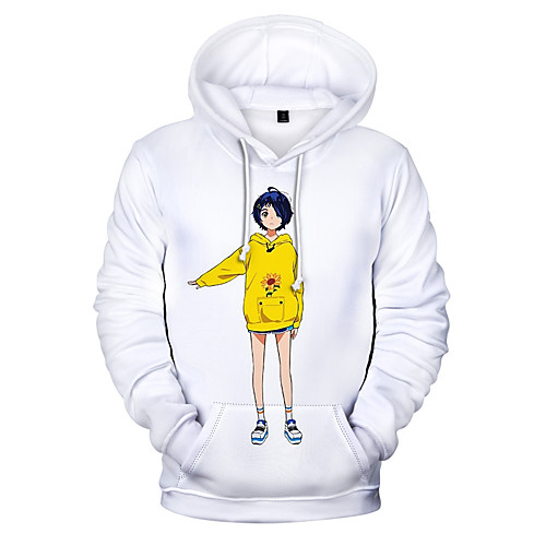 

Inspired by wonder egg priority Cosplay Cosplay Costume Hoodie Terylene 3D Printing Hoodie For Women's / Men's
