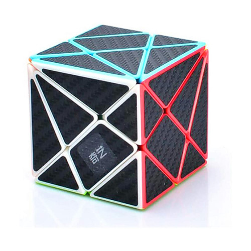 

QiYi Phantom axis with Black Carbon Fiber Stickers Magic Cube stickerless Qiyi axis Cube Carbon Fiber Sticker Twisty Puzzle