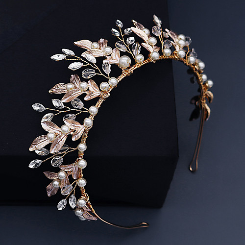 

Luxury Wedding Pearl Headpiece with Rhinestone / Pearls 1 Piece Wedding / Special Occasion Headpiece