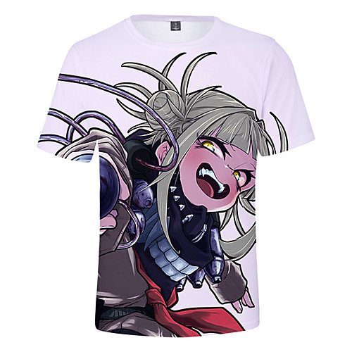 

Inspired by My Hero Academia / Boku No Hero Cosplay Cosplay Costume T-shirt Terylene Graphic Printing T-shirt For Women's / Men's