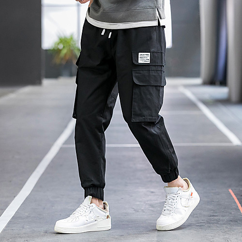 

Men's Cargo Tactical Cargo Pants Letter Black Army Green Khaki