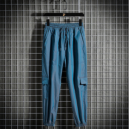 

Men's Cargo Tactical Cargo Pants Gradient Blue Red