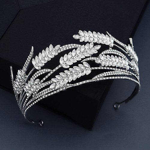 

Wedding Bridal Alloy Headpiece with Crystals / Rhinestones 1 Piece Wedding / Special Occasion Headpiece