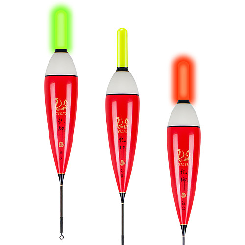 

Smart Fishing Float 1/2/5/10 pcs Fishing LED Super Sensitivity Night Glowing Nanomaterials Sea Fishing General Fishing Freshwater and Saltwater