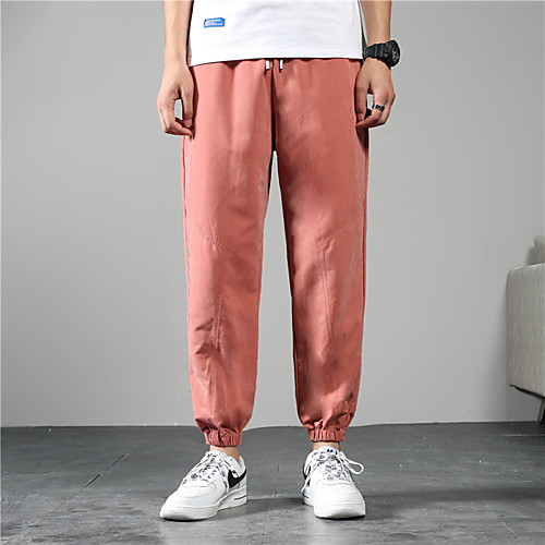 

Men's Casual / Sporty Chino Pants Chinos Pants Solid Colored Black Blue Red Gray
