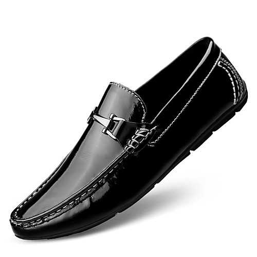 

Men's Loafers & Slip-Ons Leather Shoes Tassel Loafers Dress Loafers Business Casual Classic Daily Party & Evening Nappa Leather Cowhide Non-slipping Wear Proof Booties / Ankle Boots White Black