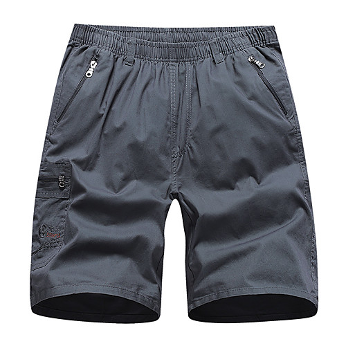 

Men's Shorts Chinos Shorts Pants Solid Color ArmyGreen Grey Khaki Dark Blue