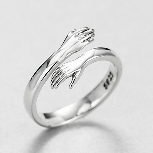 

Band Ring Silver Alloy Stylish Simple 1pc Adjustable / Women's / Open Cuff Ring