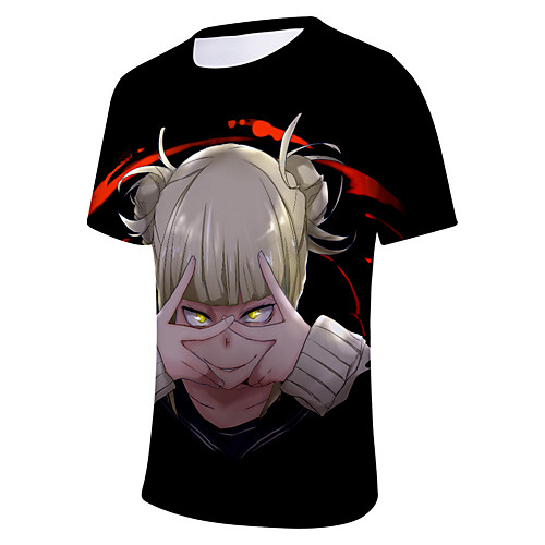

Inspired by My Hero Academia / Boku No Hero Cosplay Cosplay Costume T-shirt Terylene Graphic Printing Harajuku Graphic T-shirt For Women's / Men's