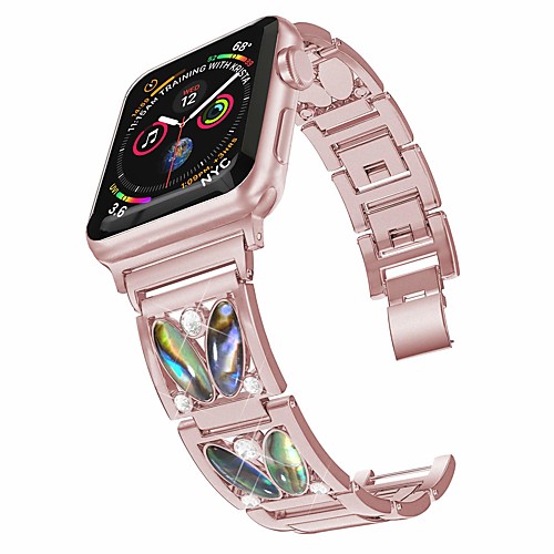 

Smart Watch Band for Apple iWatch 1 pcs Jewelry Design Stainless Steel Replacement Wrist Strap for Apple Watch Series SE / 6/5/4/3/2/1