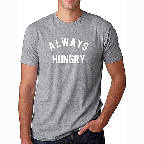 

Men's Unisex Tee T shirt Hot Stamping Text Graphic Prints Plus Size Print Short Sleeve Casual Tops 100% Cotton Basic Designer Big and Tall Black Blue Red