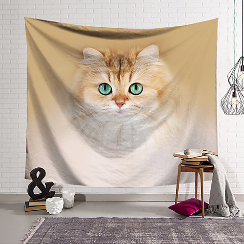 

Wall Tapestry Art Decor Blanket Curtain Hanging Home Bedroom Living Room Decoration Polyester Cat