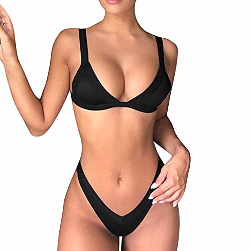 

Women's Swimwear Swimsuit Solid Color Wine Red fluorescent yellow Blue Yellow Blushing Pink Swimwear Bathing Suits New Casual / Beach