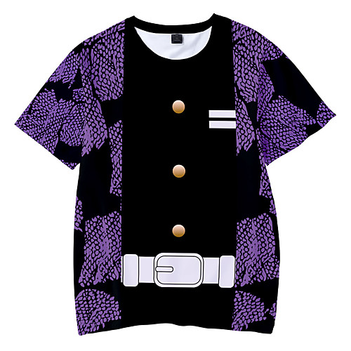 

Inspired by Demon Slayer Cosplay Cosplay Costume T-shirt Terylene Graphic Printing T-shirt For Women's / Men's